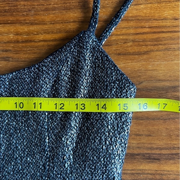 Hutch Silver Metallic Malia Gown size 4 - Picture 14 of 16